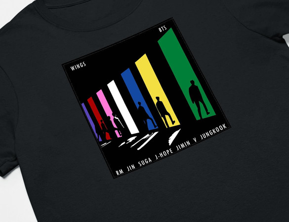 Koszulka z naszywką BTS Wings