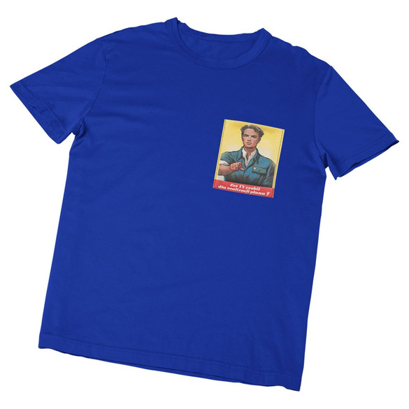 Koszulka z kieszonką COŚ TY ZROBIŁ...