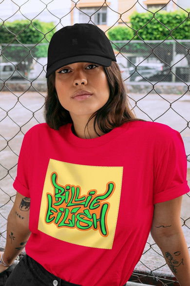 Koszulka z naszywką Billie Eilish 04