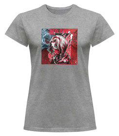 Bluzka damska z naszywką RED GIRL