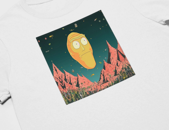 Koszulka z naszywką Rick and Morty 05
