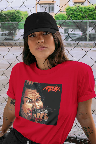 Koszulka z naszywką Anthrax Fistful of..