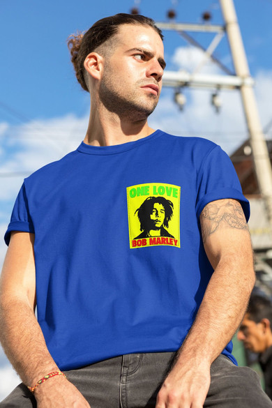 Koszulka z kieszonką BOB MARLEY ONE LOVE