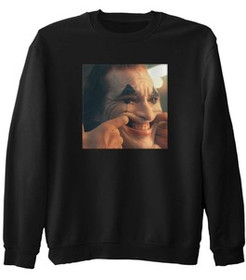 Bluza z naszywką Joker Happy face