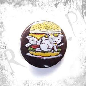Przypinka KOT BURGER