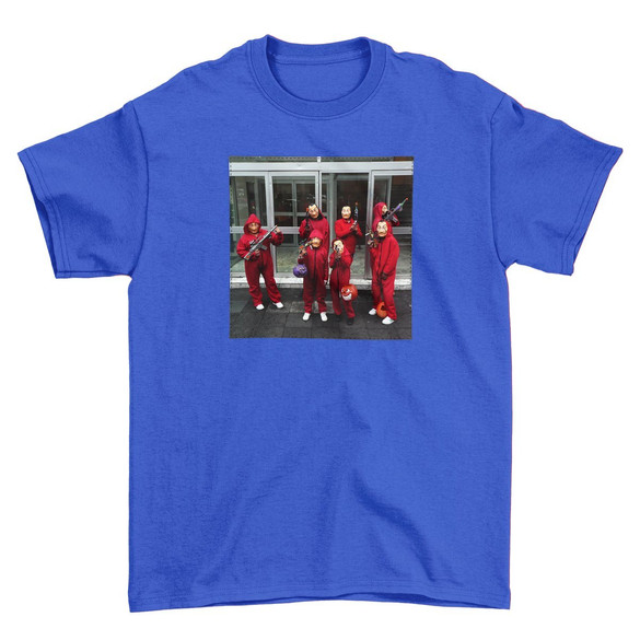 Koszulka z naszywką Dom z papieru 01