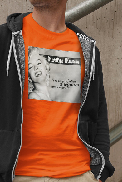 Koszulka z naszywką Marilyn Monroe 02