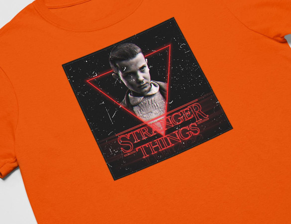 Koszulka z naszywką Stranger Things Eleven