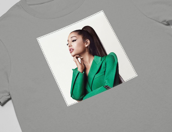  Koszulka z naszywką ARIANA GRANDE 01