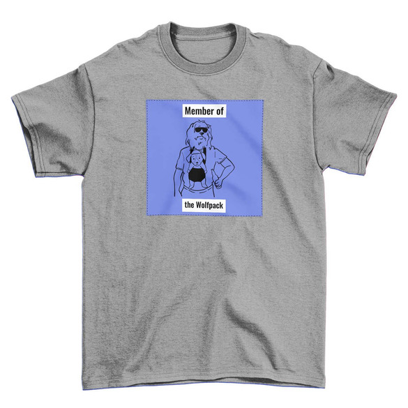 Koszulka z naszywką Member of the Wolfpack