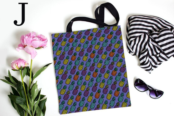 Torba na ramię FLAMINGI ANANASY Dużo Wzorów!!!