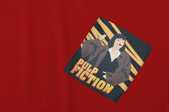 Koszulka z kieszonką PULP FICTION MIA