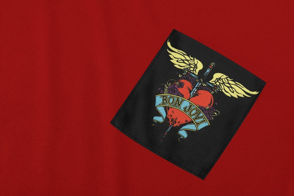 Koszulka z kieszonką BON JOVI