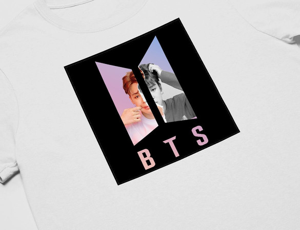 Koszulka z naszywką BTS JIMIN