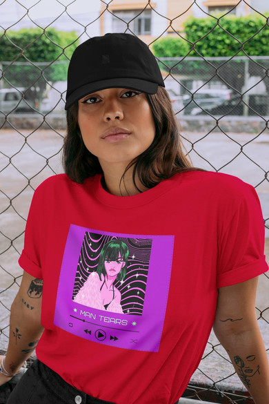 Koszulka z naszywką  Man tears