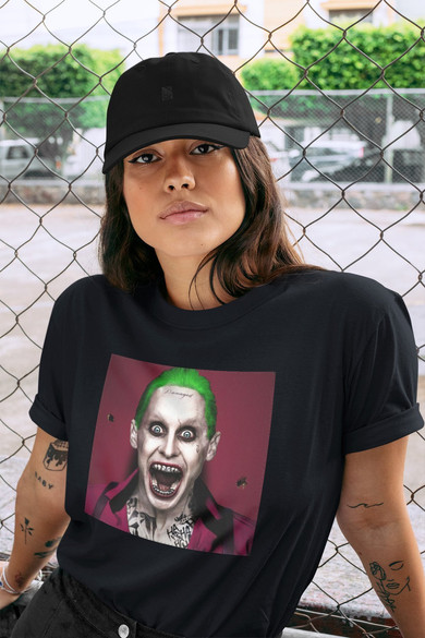 Koszulka z naszywką Joker Jared Leto Scream