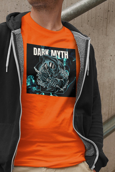 Koszulka z naszywką DARK MYTH