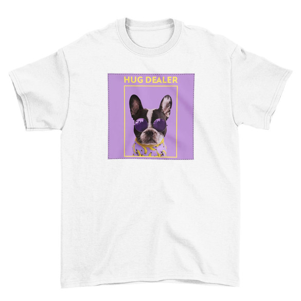 Koszulka z naszywką Hug dealer