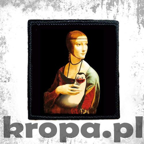 Naszywka DAMA Z PINGWINEM