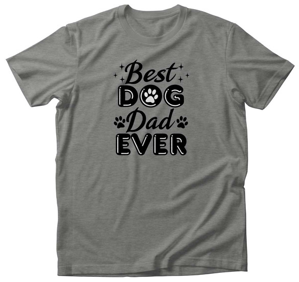 Koszulka BEST DOG DAD EVER DODAJ NAPIS!