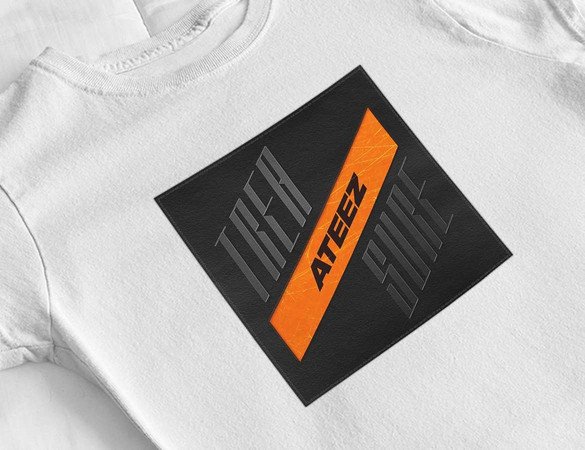 Bluzka damska z naszywką ATEEZ Treasure