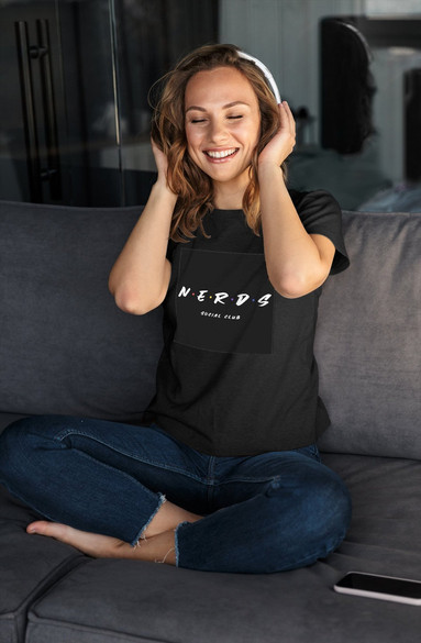 Bluzka damska z naszywką Friends -NERDS