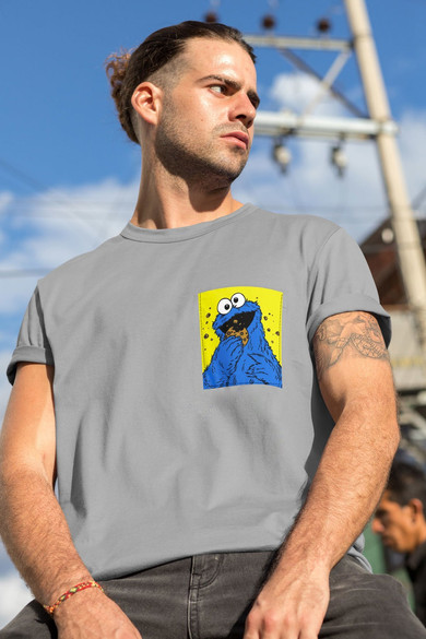 Koszulka z kieszonką CIASTECZKOWY POTWÓR