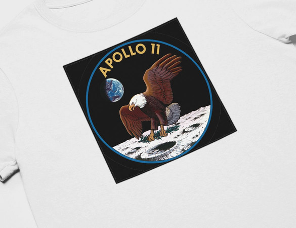 Koszulka z naszywką Apollo 11