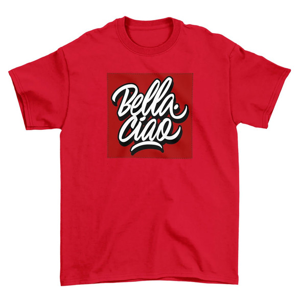 Koszulka z naszywką Dom z papieru b-ciao