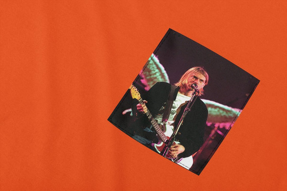 Koszulka z kieszonką NIRVANA KURT COBAIN