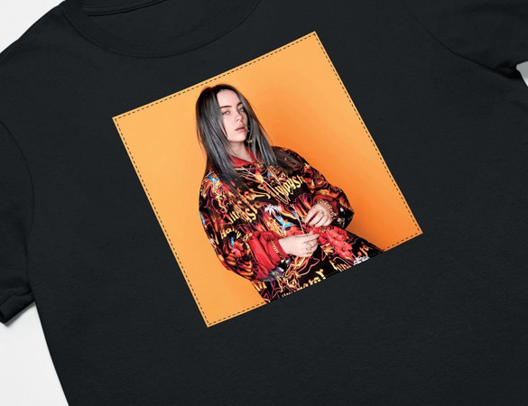 Koszulka z naszywką Billie Eilish 02