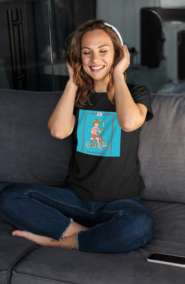 Bluzka damska z naszywką Is for revenge