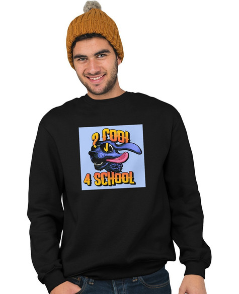 Bluza z naszywką 2 cool 4 school