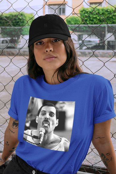Koszulka z naszywką Queen Freddie Mercury 1