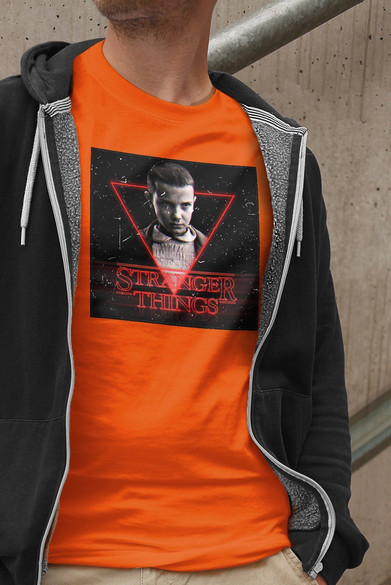 Koszulka z naszywką Stranger Things Eleven