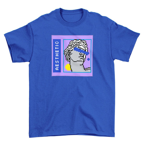 Koszulka z naszywką Aesthetic