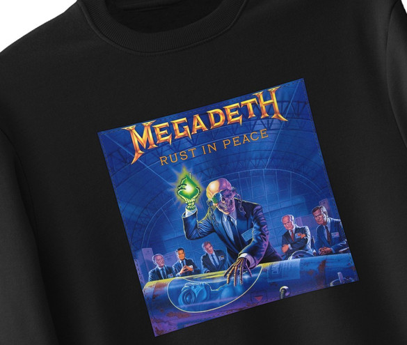 Bluza z naszywką Megadeth Rust in...