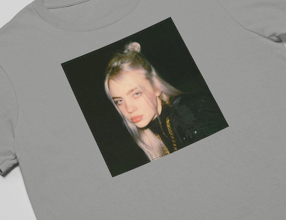 Koszulka z naszywką Billie Eilish 08