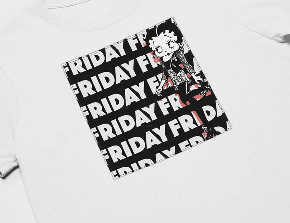 Koszulka z naszywką FRIDAY FRIDAY