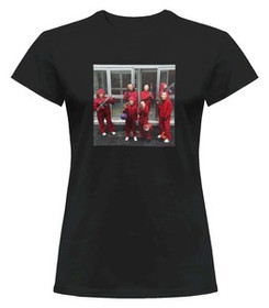 Bluzka damska z naszywką Dom z papieru 01