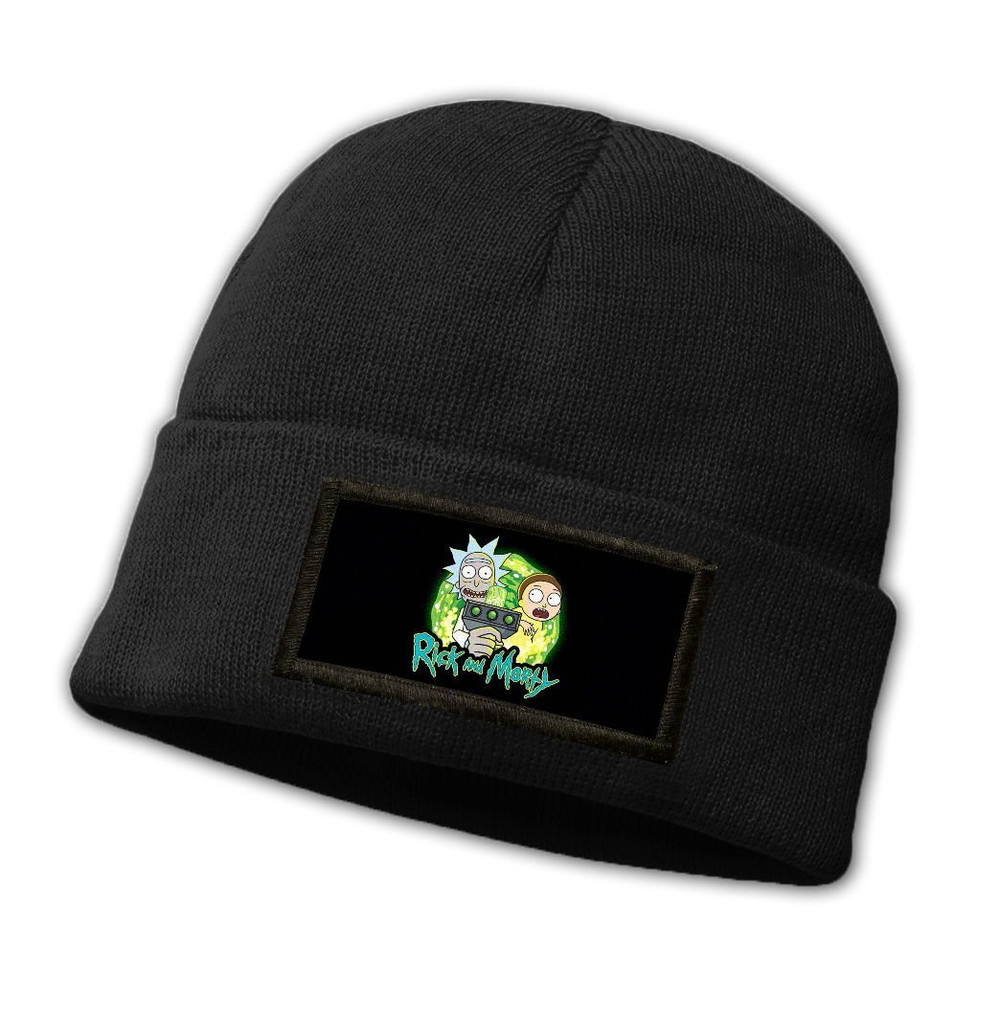 Czapka zimowa z naszywką RICK AND MORTY