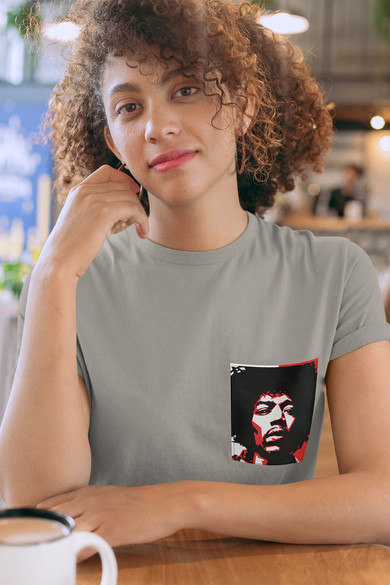 Koszulka z kieszonką JIMI HENDRIX 2