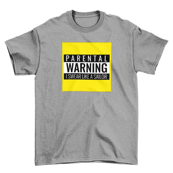 Koszulka z naszywką I swear like a sailor