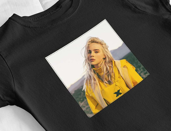 Bluzka damska z naszywką Billie Eilish 07