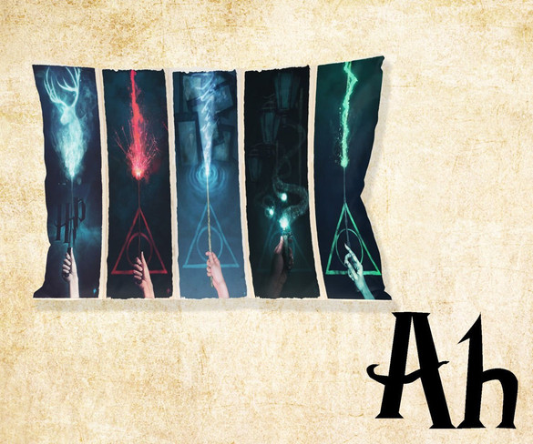 Poduszka HARRY POTTER 60x40cm WZORY + imię GRATIS