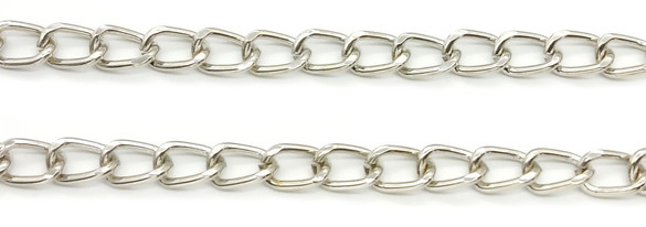 Łańcuch do spodni Ładny MODNY Srebrny 06