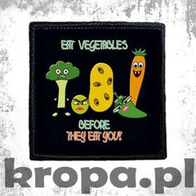 Naszywka EAT VEGETABLES 02