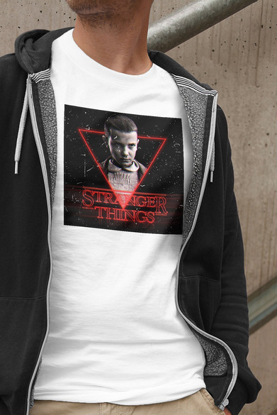 Koszulka z naszywką Stranger Things Eleven