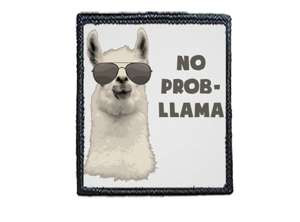 Naszywka  NO PROB-LLAMA
