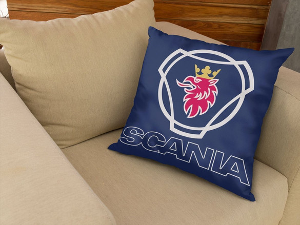 Poduszka Scania logo blue